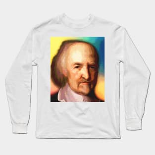 Thomas Hobbes Portrait | Thomas Hobbes Artwork 3 Long Sleeve T-Shirt